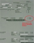 Descuento en el recibo de TSG por el monto abonado de mas